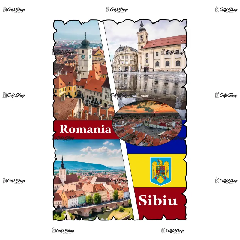 Sibiu romania, magnet frigider mgs178